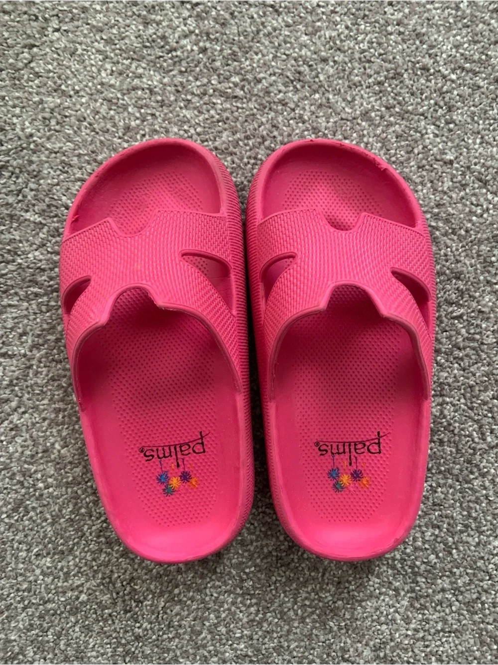 Kids Pink Slide Sandals